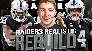 LAS VEGAS RAIDERS REALISTIC REBUILD IN MADDEN 23!