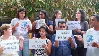 Peace day celebrations at the British Council Colombo