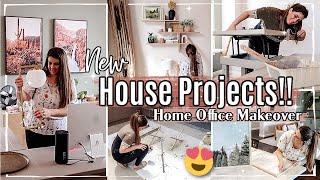 NEW HOUSE PROJECTS 2023 :: HOME OFFICE MAKEOVER & REFRESH :: BUDGET DESK TRANSFORMATION