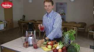 Gemüsesaft selber machen mit der Fruitstar Saftpresse