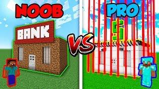 Minecraft NOOB vs. PRO: SECURE BANK in Minecraft!