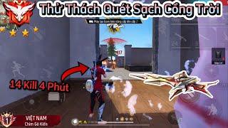 Thử Thách “Chỉ Nhảy Cổng Trời” Và Cái Kết 4 Phút Quét 14Kill Quá Căng ?