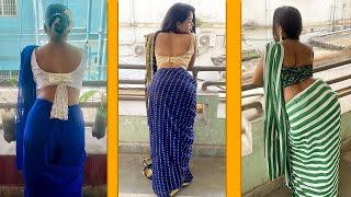 The Best Of Amazing Diva Zone | Trending Saree Back Pose #saree