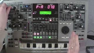 Roland MC 505 The Sustain Bug Part 2, Part Copy, Loop Rest Function