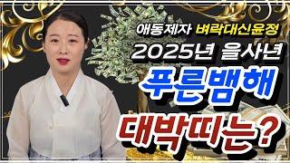 "애동제자 벼락대신윤정이 본 2025년 을사년 대박띠를 호명합니다! 대박띠는! #대박띠#2025 #2025년대박띠 #신점 #사주