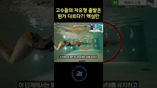 고수들의 자유형 출발은 뭔가가 다르다?! 핵심만 #수영배우기 #수영강습