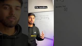 File handling - (correction) 2025 OCR GCSE Computer Science Predicted Topic #gcsecomputerscience