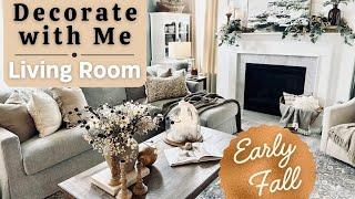 Early Fall Decorate with Me 2024 | Fall Decorating Ideas | Fall Living Room