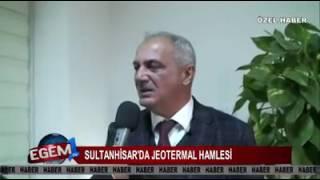 Sultanhisar'da Jeotermal Hamlesi