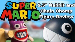 Mario Figures - 2.5” Nabbit & Chain Chomp Figure Review