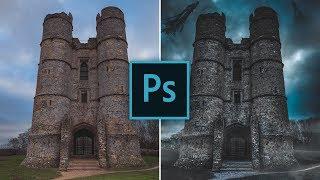 How to Create DARK and GLOOMY Effect  || Photoshop CC Tutorial 