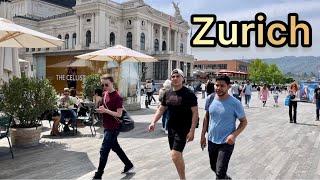 Zurich, Switzerland  - Walking Tour (4K, 60fps) - May 21, 2023