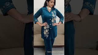 Saanvi creations by khushboo Booking no.- 9818540421. Winter cord sets .Soft, premium & comfortable