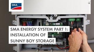 SMA Energy System Part 1: Installation of Sunny Boy Storage