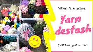 Major yarn destash   HG Designs Crochet Podcast 