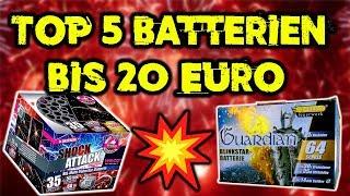 TOP 5 BATTERIEN BIS 20 EURO  | Silvester2k