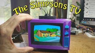 The Simpsons TV - A Mini TV built with a Raspberry Pi Zero