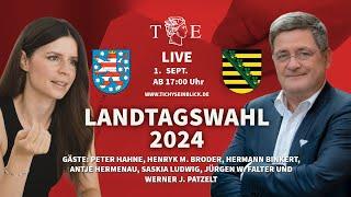 Entscheidungswahl am 01. September: Wer regiert Thüringen und Sachsen - Die TE Wahlsendung