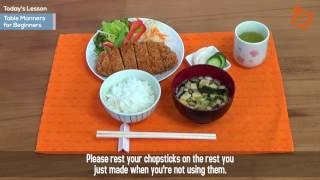 Japanese Table Manners for Beginners