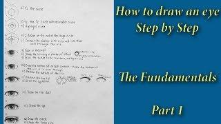 How to draw an Eye - Step By Step | The Fundamentals