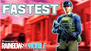 FASTEST ASH PLAYER Rainbow Six Siege Mobile Gameplay