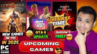 PS5 Jailbreak & Get a Free Game! AC Shadows & GTA 6, New God of War & Upcoming PS4/PS5/PC Games 2025