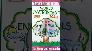 World Environment Day Drawing | Best Environment Day Poster Drawing Ideas #shorts #short #viral