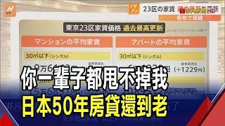 房租1年多10萬日圓 東京租屋族喊:快住不起  退休都還在還! 日青年揹貸50年人數多2.6倍｜非凡財經新聞｜20250206