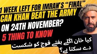 Can Khan Beat the Army on 24th November?