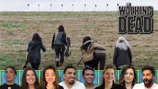 Reactors Reacting to the PIKE SCENE | The Walking Dead 9x15 'The Calm Before'