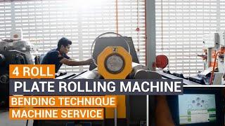 MG M2520C 4 Roll Plate Rolling Machine Bending Techniques - Hasil Karya Machine Service