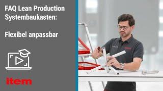 FAQ Lean Production Systembaukasten – Flexibilität der Gestelle