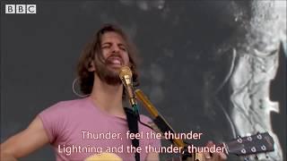 Thunder - Live with Lyrics (Imagine Dragons)