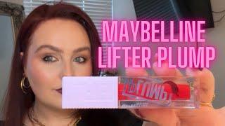 MAYBELLINE LIFTER PLUMP LIP GLOSS | MAYBELLINE VS PLUMP IT | LIP PLUMP REVIEW