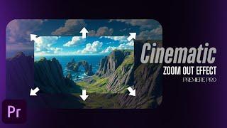 How To create a CINEMATIC ZOOM OUT Effect in Premiere Pro