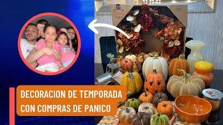 VLOG/DECORACION DE TEMPORADA CON COMPRAS DE PÁNICO ! Ana , Karla y Erick 🫶