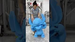 Printing a big Stitch with Dowell3d printer#3dprinter #dowell3d #stitch #3dprinting
