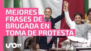 Clara Brugada rinde protesta como jefa de Gobierno de CDMX; mejores frases