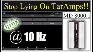 Can TarAmps Hit The Lows? 10Hz Frequency Response Test | Stop Lying On TarAmps