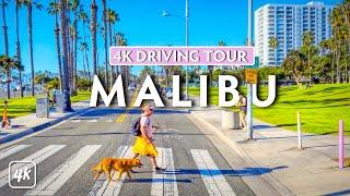 DRIVE the coast to MALIBU, CALIFORNIA – 4K (Ultra HD) Driving Tour