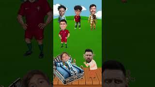 Wer ist unter der Maske  Ronaldo,Messi,Ronaldo Jr,Thiago️ y MrBeast