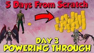 Day 3 - POWERING THROUGH! 5 Days From Scratch! [Runescape] Maikeru vs Ravlar!