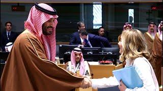 Saudi Crown Prince Mohammed bin Salman in Brussels for first EU Gulf Summit