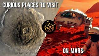 Curious places to visit on Mars