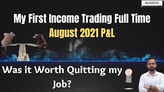 First Month Trading Full Time - Is it Worth ?? ||Joshua Victor||Option Scalping||Price Action
