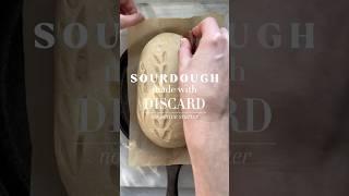SOURDOUGH MADE WITH DISCARD #thebakefeed #fermentedbread #sourdoughbread #breadrecipe #recipe