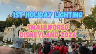 Holiday Lighting It’s A Small World Disneyland 2024 ￼