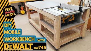 DIY Mobile Workbench with Dewalt DW745