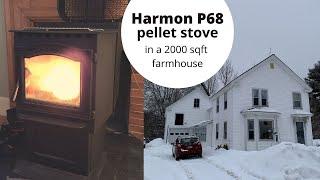 Can You Heat a 2000 sqft House With One Pellet Stove? (Harman P68 Review)