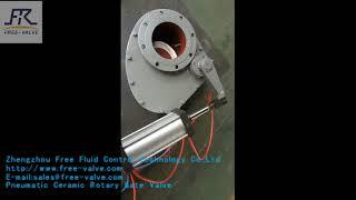 Pneumatic Ceramic Rotary Gate Valve